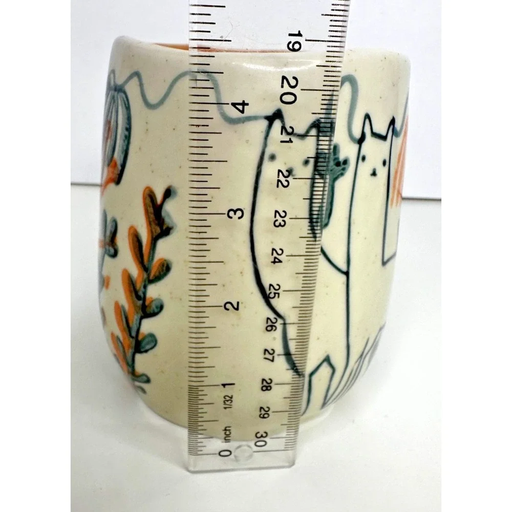 Wild Alpaca Ceramic Vase Planter Alex Sickling Anthropologie 4.5